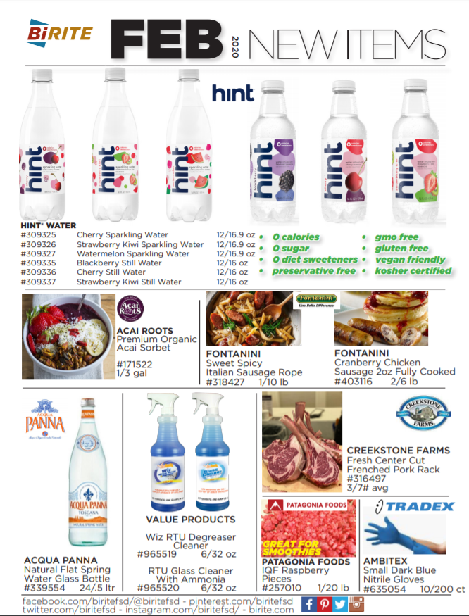 Product Page BiRite Foodservice Distributors Restaurant Food and