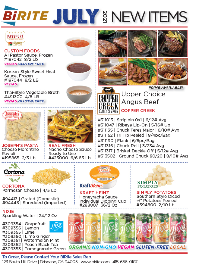 Product Page BiRite Foodservice Distributors Restaurant Food and