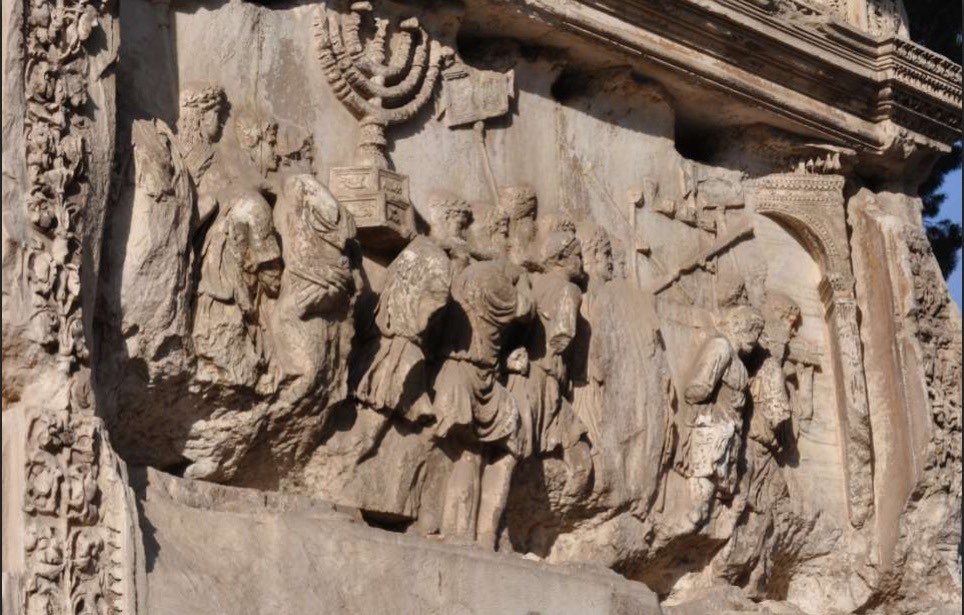 What Color was the Menorah on the Arch of Titus? • Birkat Chaverim Blog