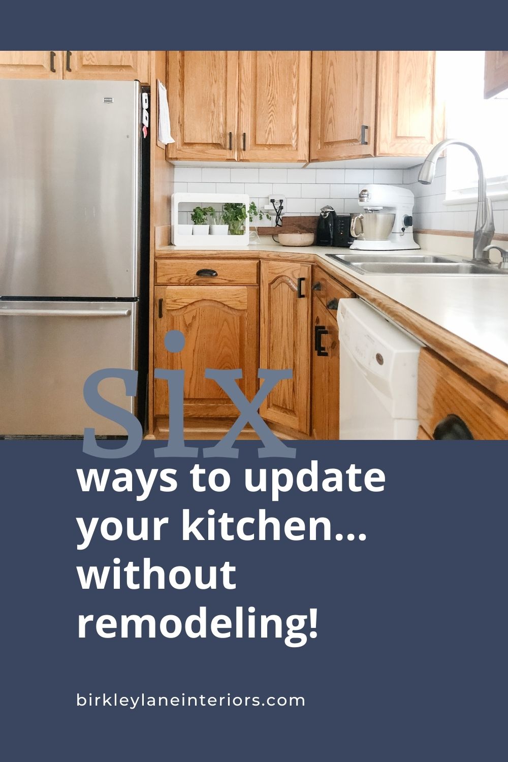 Kitchen Update Without Remodeling Birkley Lane Interiors