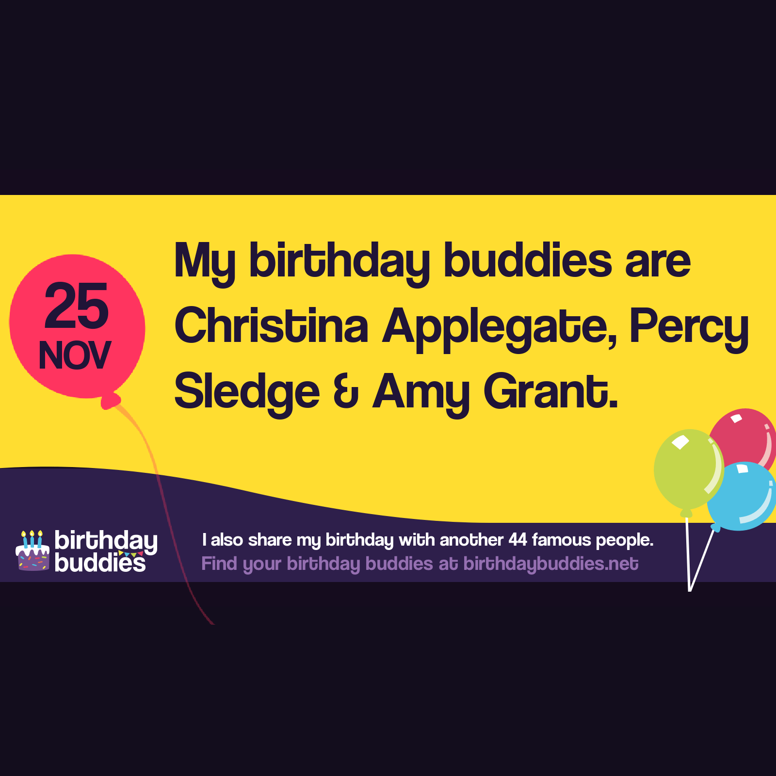 Famous People Born On 25th November