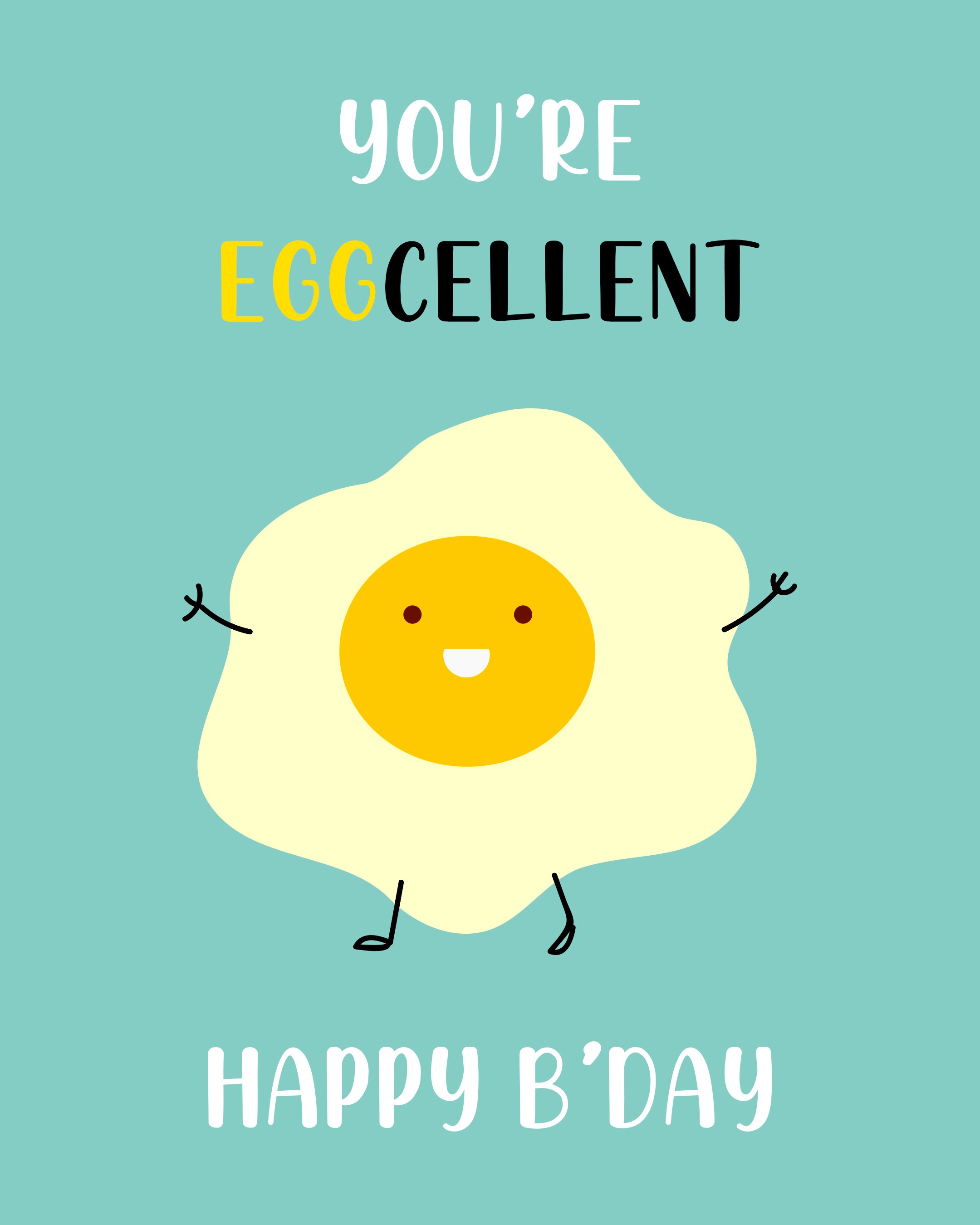 Free Funny Happy Birthday Image With Egg