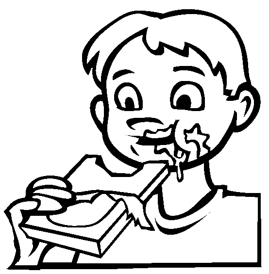 Chocolate Coloring Pages Birthday Printable