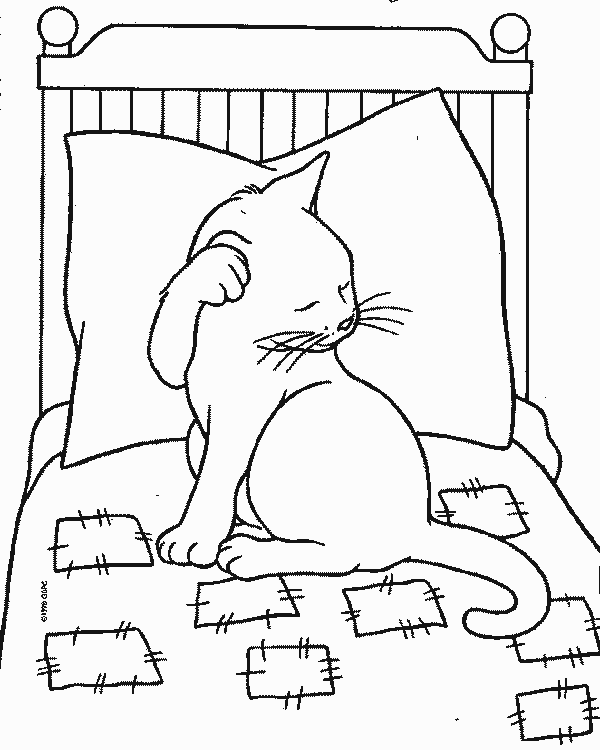 Cat Lovers Coloring Pages Birthday Printable