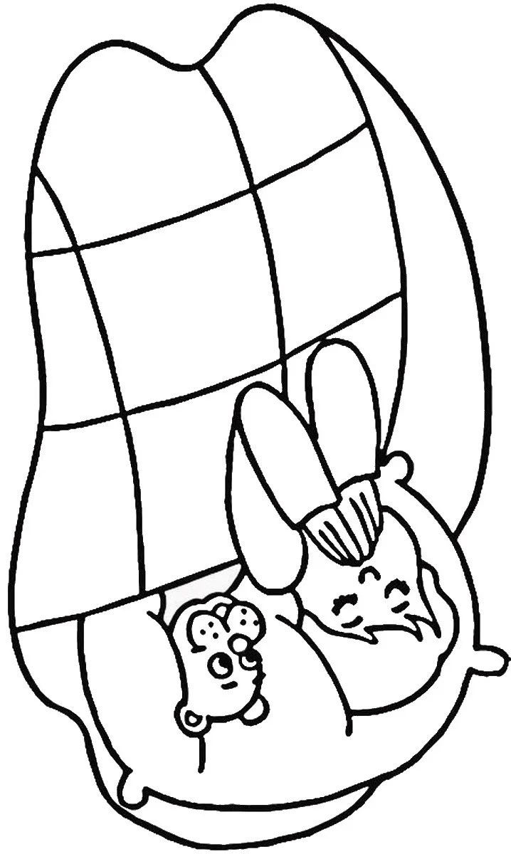 Sleepover Coloring Pages Birthday Printable