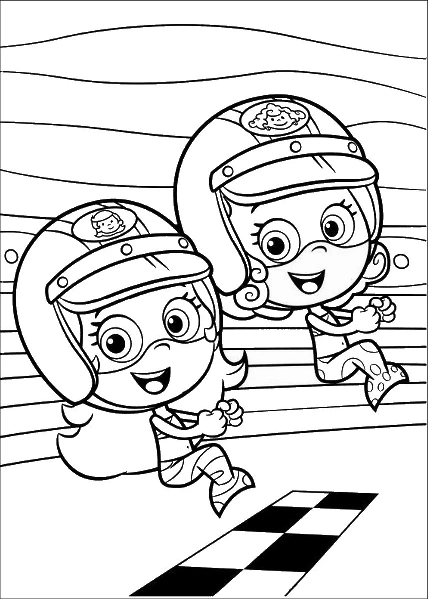 Bubble Guppies Coloring Pages For Kids Coloring Home