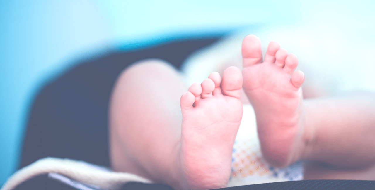 Baby Feet Closer Birthplace