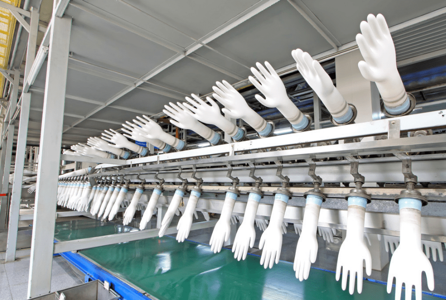 medical glove making machine