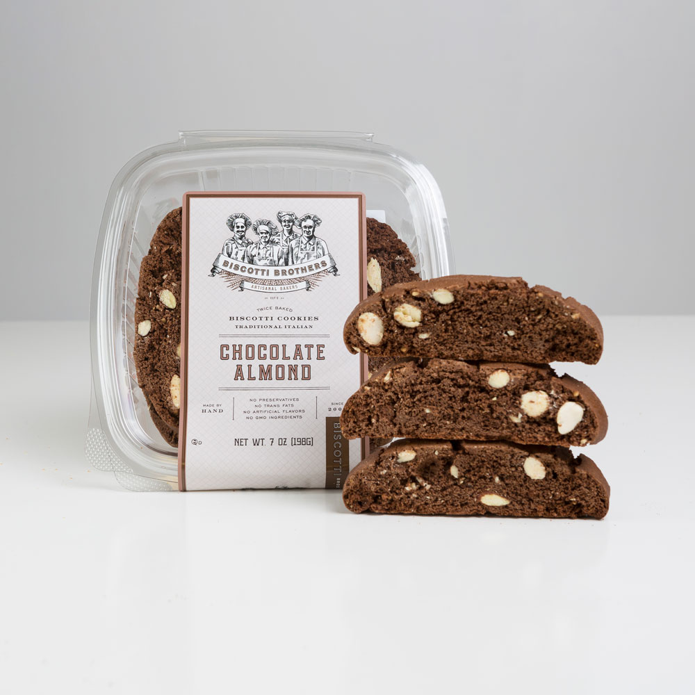 Chocolate Almond Biscotti, 7oz. Biscotti Brothers