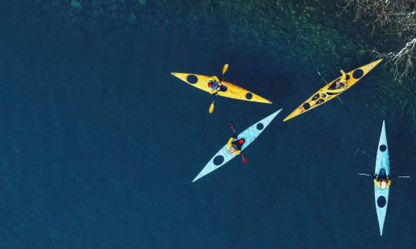 Un lac rien qu'à soi en kayak, ça claque! Biscuits Agathe