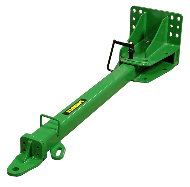 Folding hitch for John Deere¨ 70 and “S” Series combines 992LANTH620