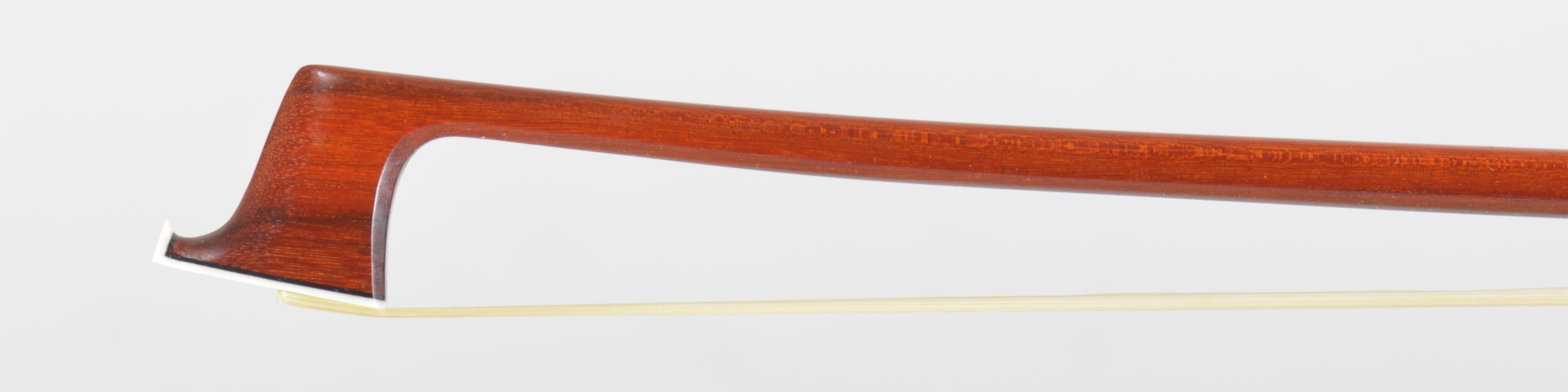 A viola bow by JeanLuc Tauziede, gold mounted Instruments & Bows