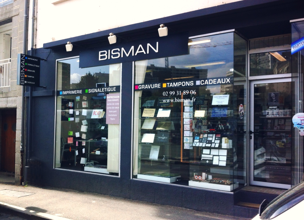 BISMAN Gravure, Imprimerie, Tampons encreurs et Signalétique