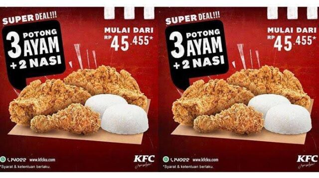 Promo KFC Berlaku Sepanjang Juli, Rp 68 Ribu Dapat 5 Ayam dan 3 Nasi