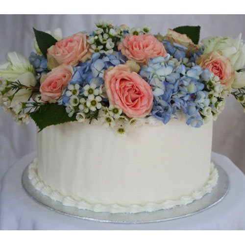 FRESH FLOWER CAKE TOPPER