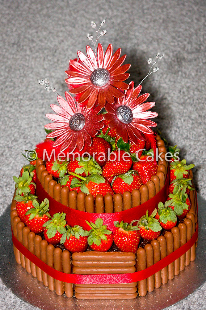 FRESH FLOWER CAKE TOPPER