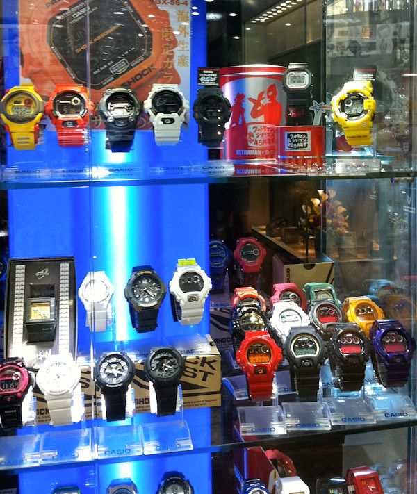 COLORED G SHOCK WATCHES
