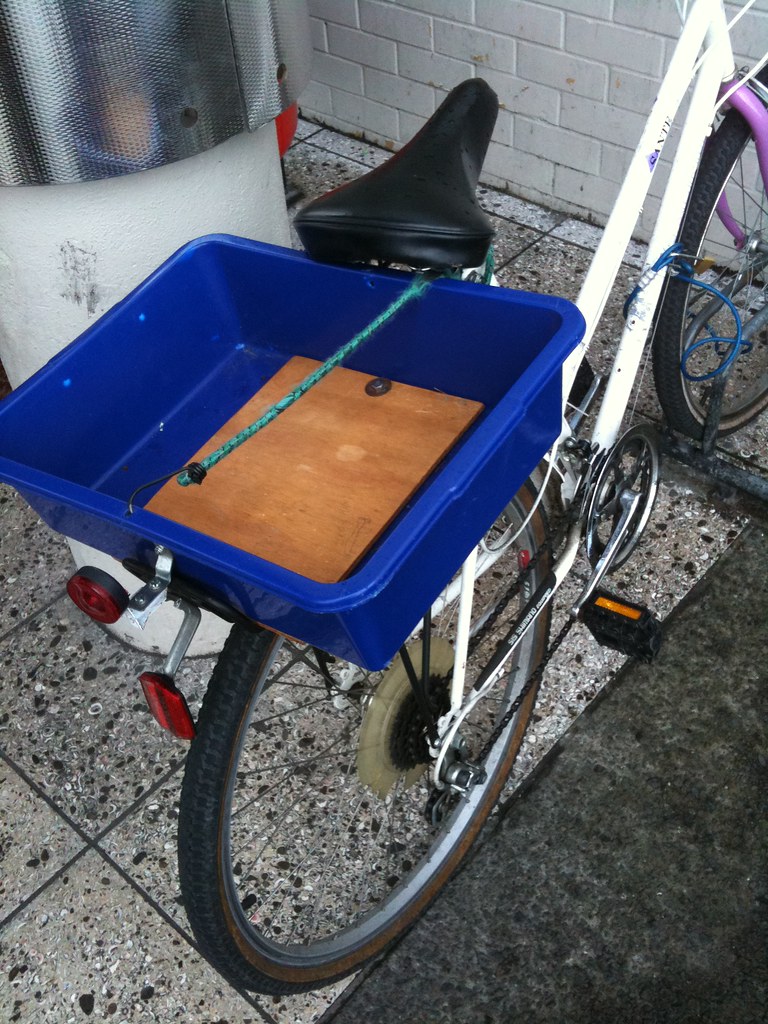 REAR BICYCLE BASKET