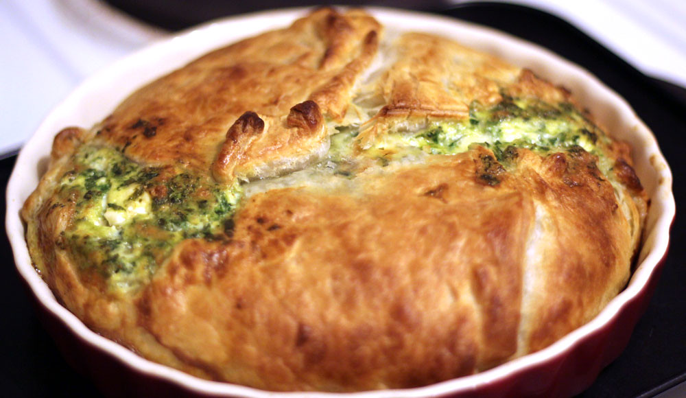 JAMIE OLIVER SPINACH AND FETA PIE