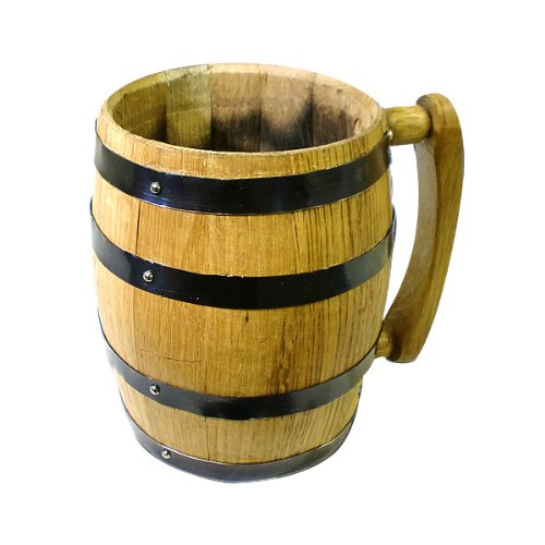 WOODEN BEER STEIN