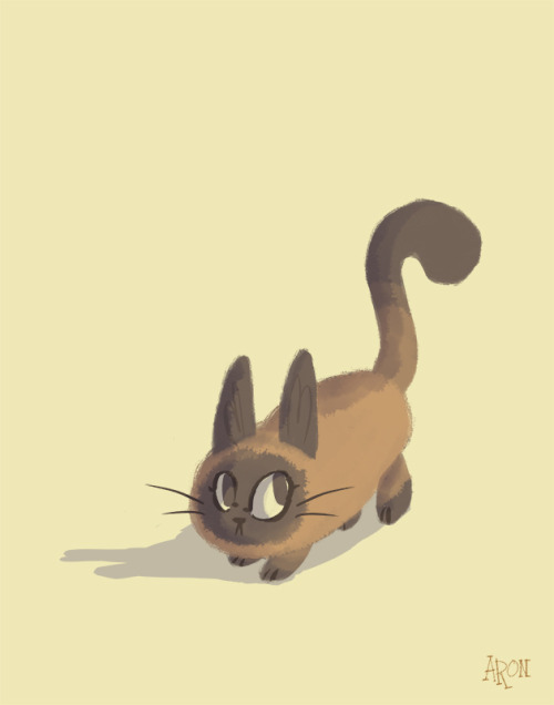 Spud Cat; Inspired by the cute potato cat sketches my boyfriend… Aron