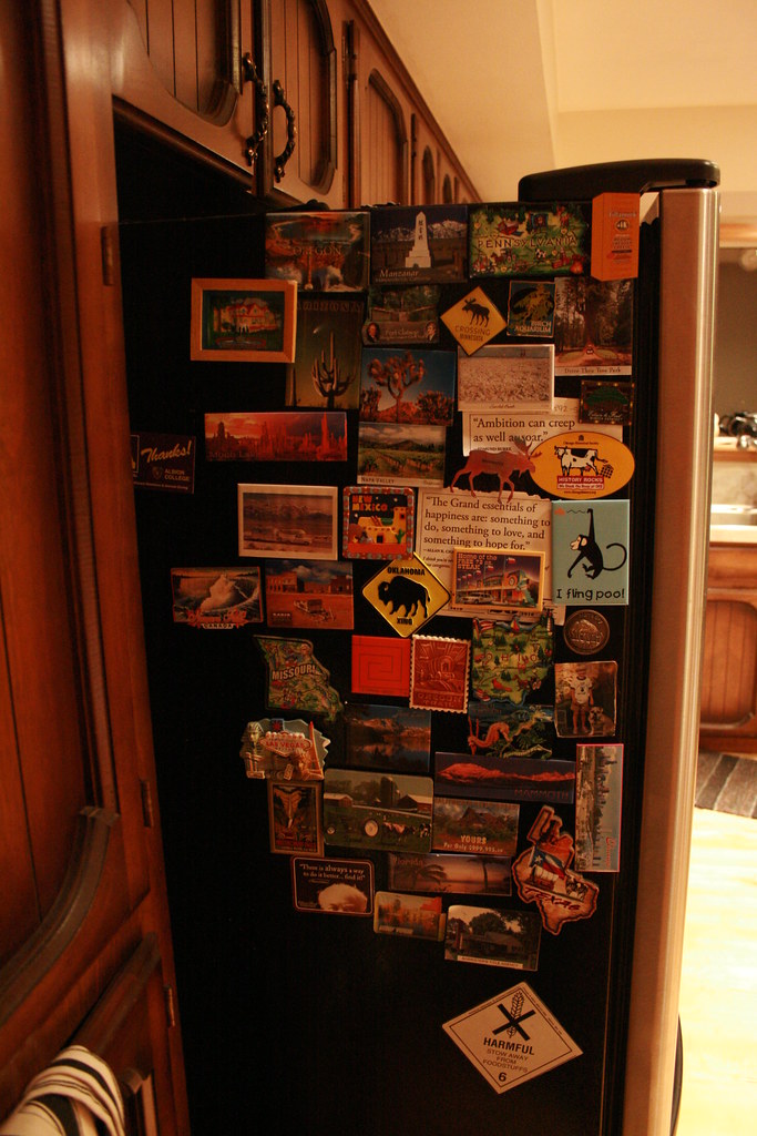 ON STAINLESS STEEL FRIDGE ON STAINLESS