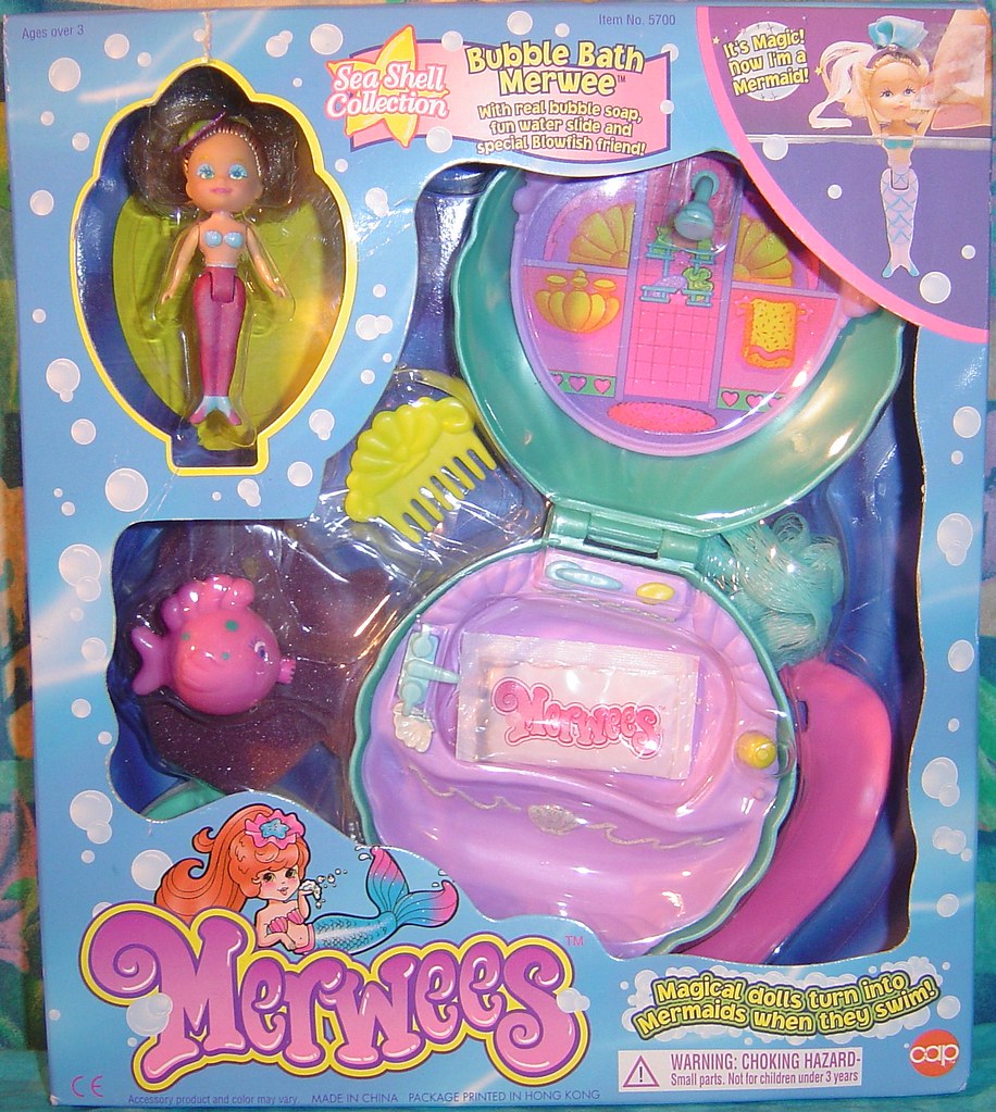 LITTLE MERMAID BATH TOYS