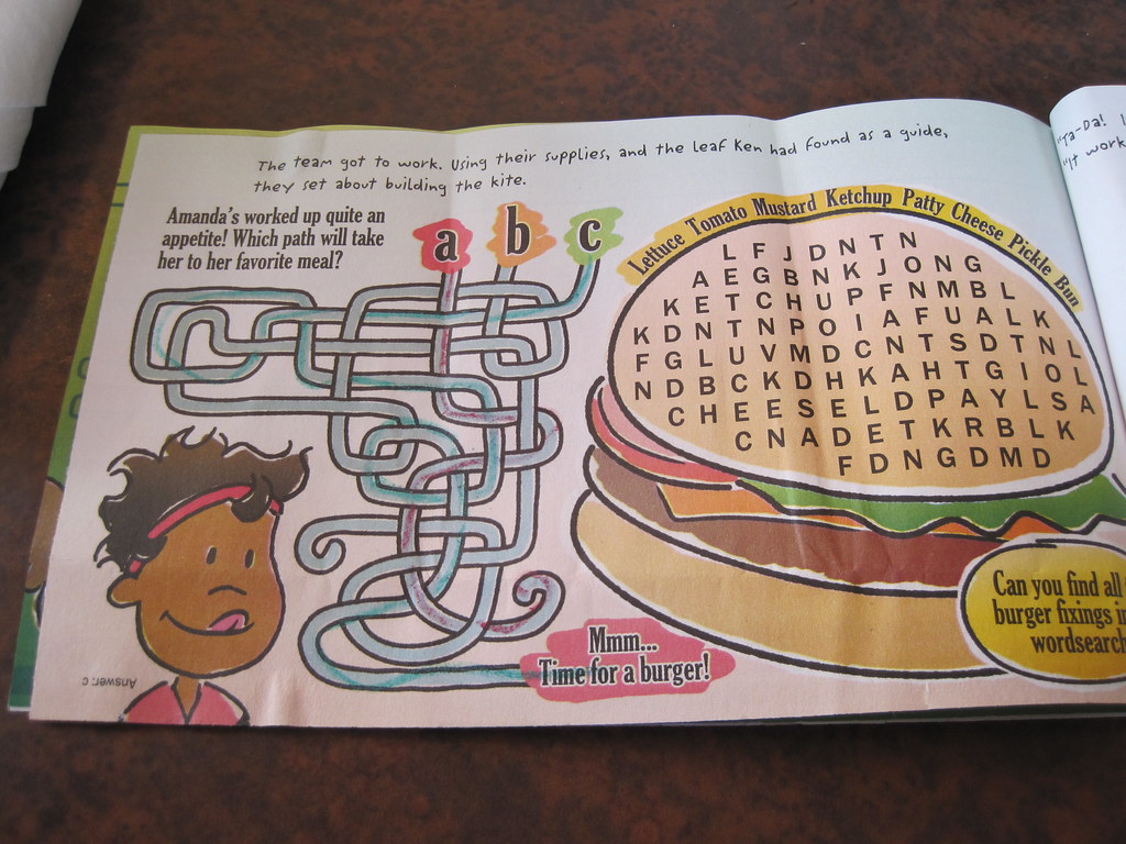 KIDS MENU PLACEMATS KIDS MENU
