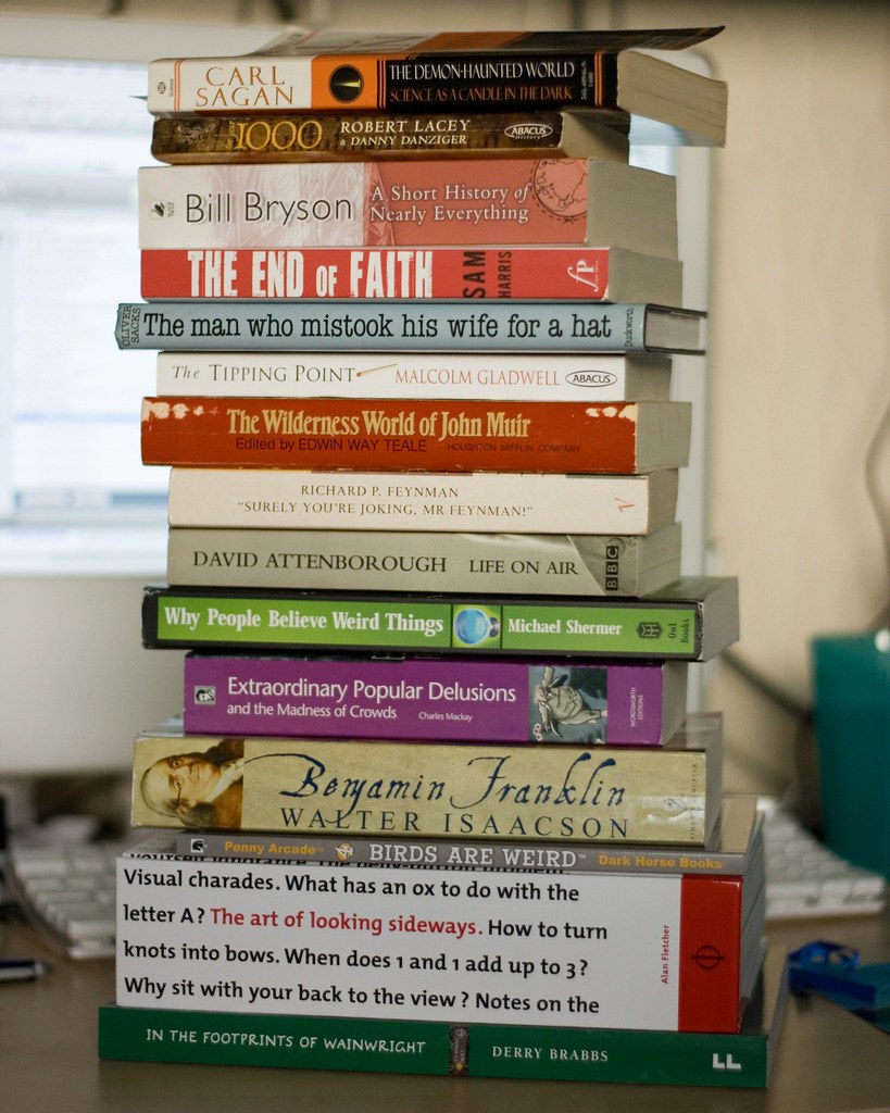 STACK OF BOOKS END TABLE STACK OF BOOKS
