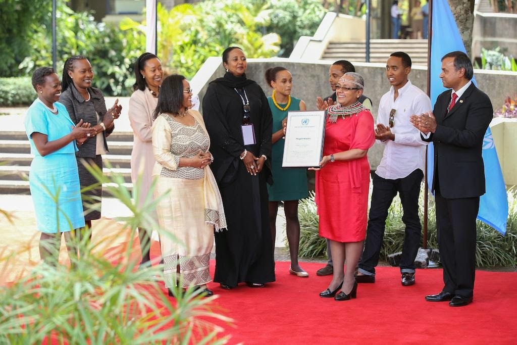 Like Wangari Maathai, MARGARET KENYATTA honoured by UN with a