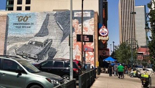 Nice to be back in Denver… great gig tonight……