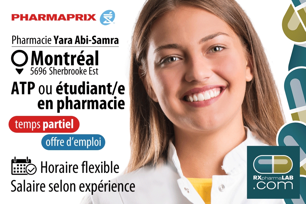 PHARMACIE comblez vos postes, trouvez un nouvel emploi! RXpharmaLAB