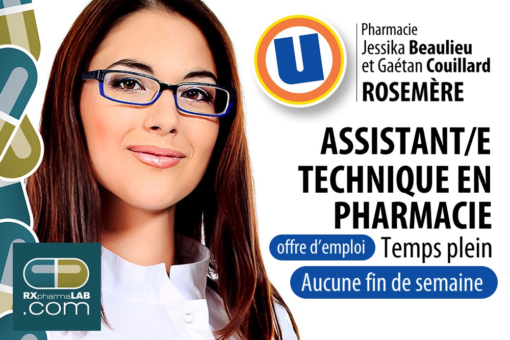 PHARMACIE du Québec les emplois au laboratoire et dans tous les