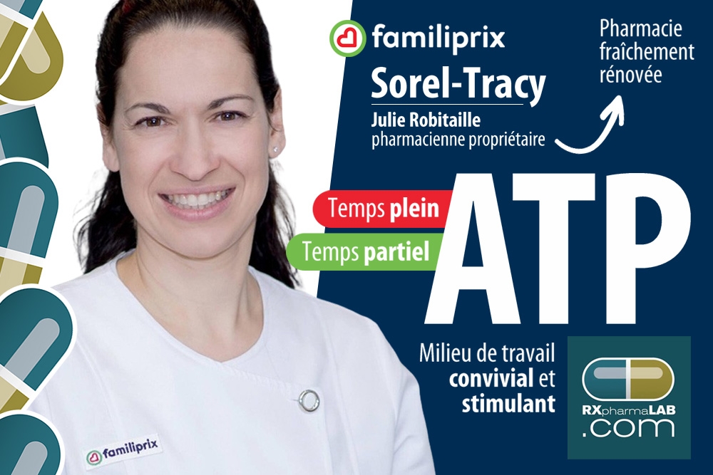 PHARMACIE du Québec les emplois au laboratoire et dans tous les