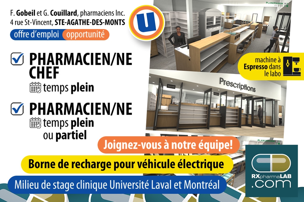 💊 RXpharmaLAB Employeurs, attirez l'excellence; candidat(e)s, réalisez
