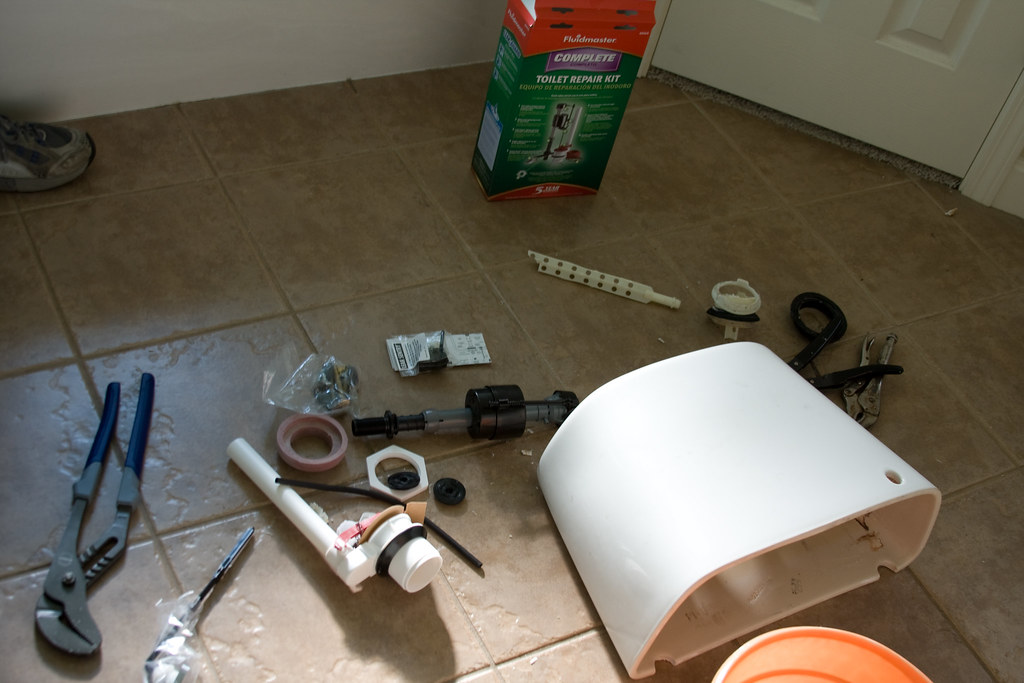 ONE PIECE TOILET REPAIR. ONE PIECE BLACK JACK ROOF REPAIR