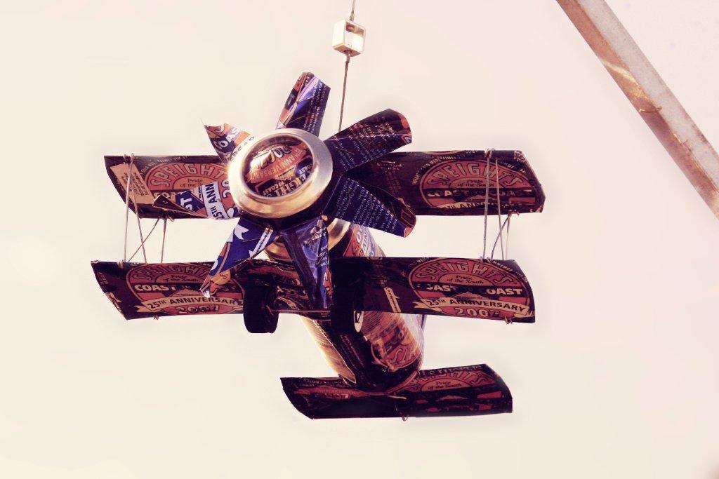 BEER CAN AIRPLANE BEER CAN AIRPLANE