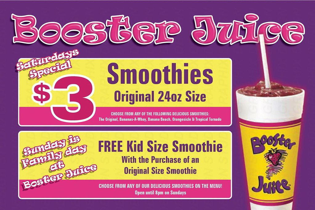 BOOSTER JUICE CALGARY BOOSTER JUICE CALGARY