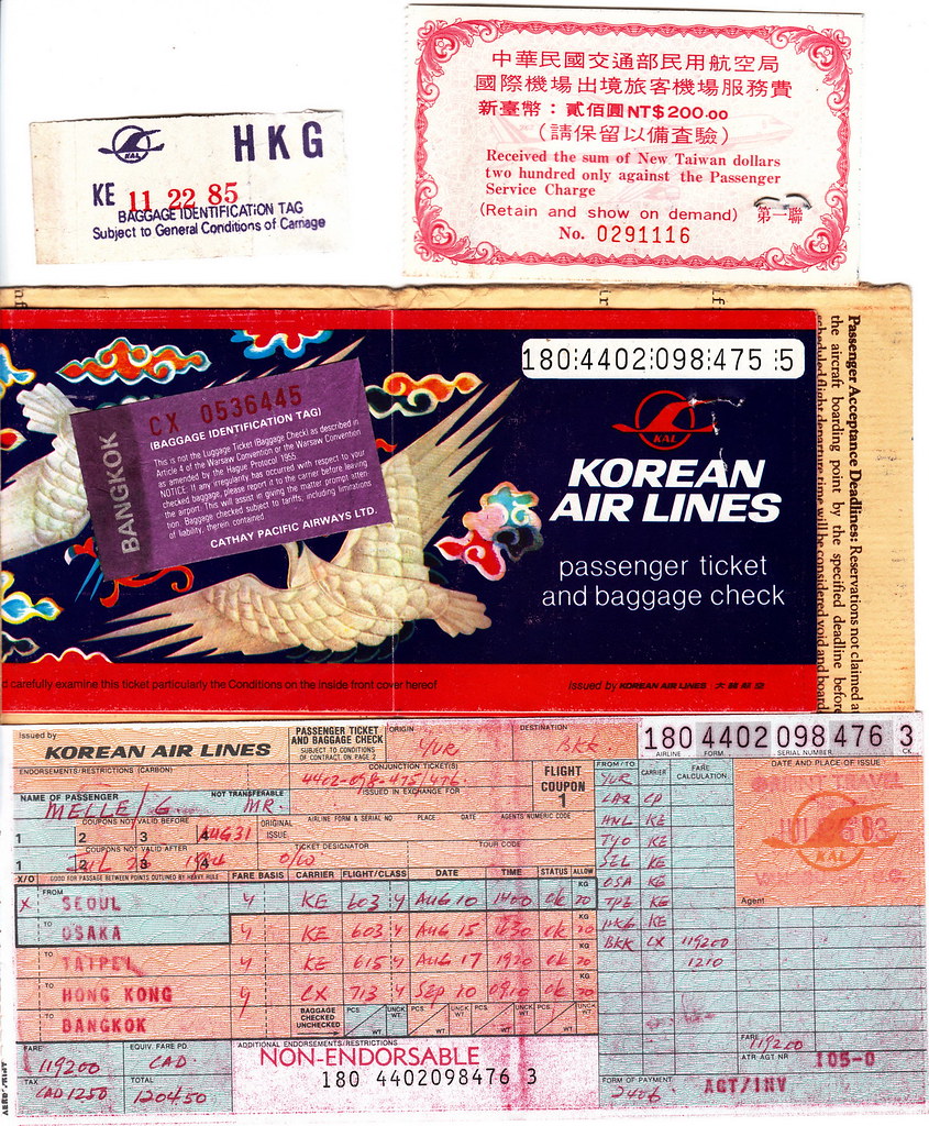 KOREAN AIRLINES TICKETS