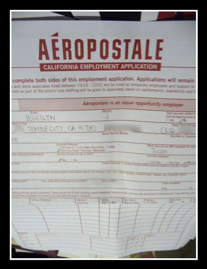 FOOD 4 LESS JOB APPLICATION