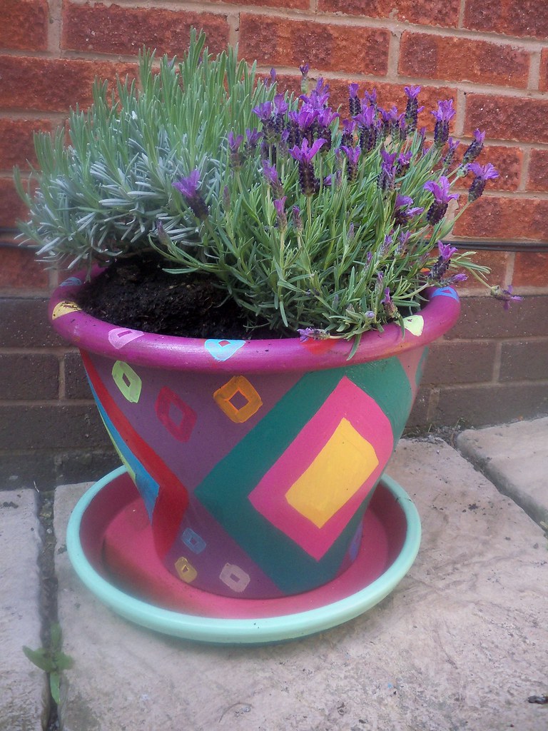 CERAMIC POT PAINTING