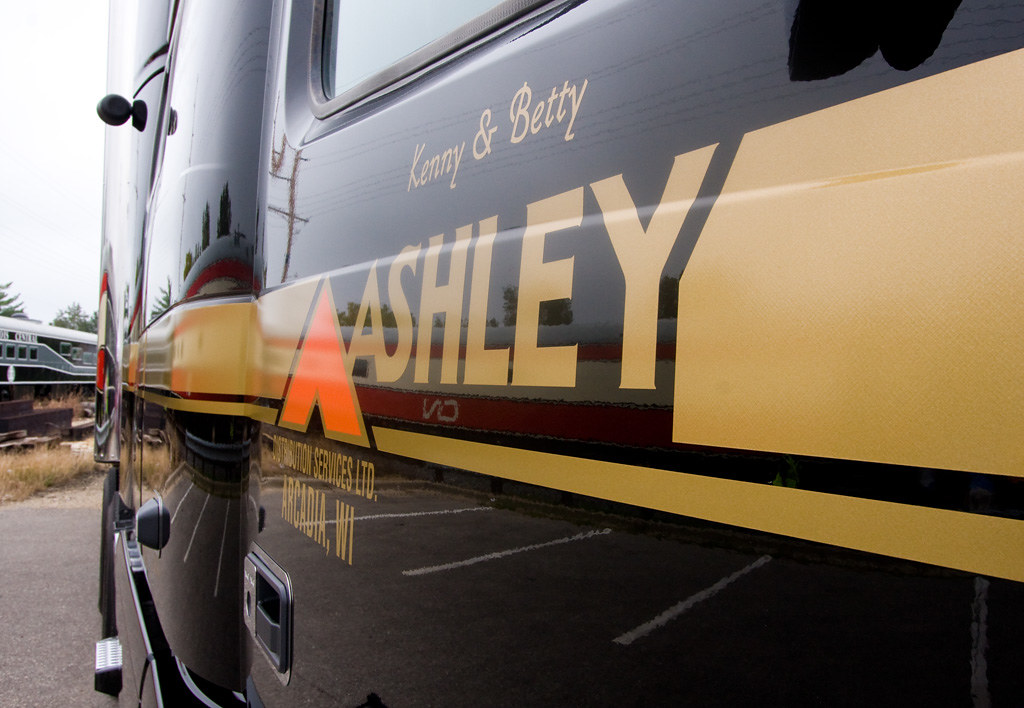 Ashley Furniture Train; Arcadia, WI