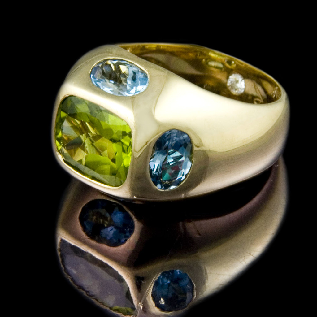 Aquamarine Peridot Ring AMAZING WEDDING RINGS Blog.hr