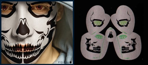 SKULL FACE MAKEUP FACE MAKEUP ALMAY PURE BLENDS MINERAL MAKEUP