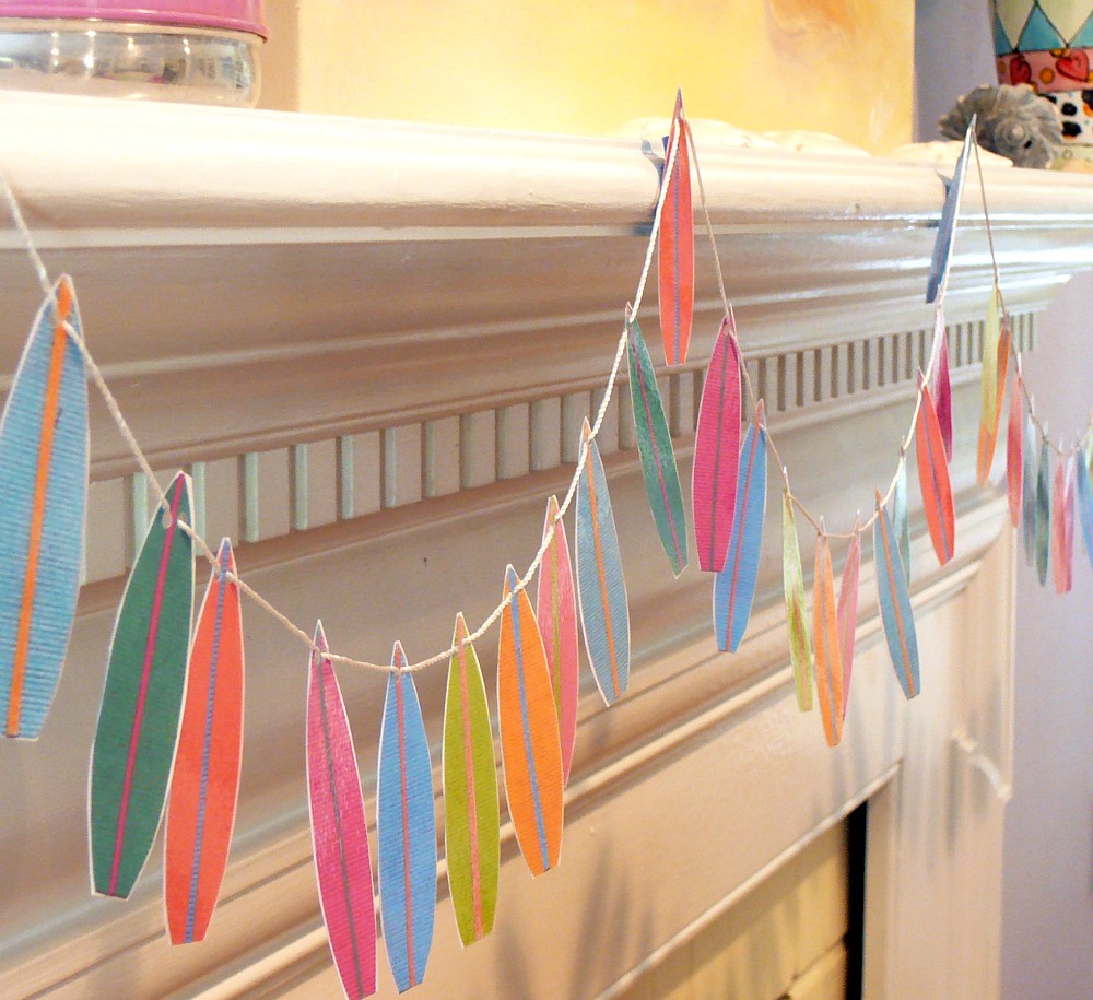 SURFBOARDS DECOR SURFBOARDS AMERICANA CHRISTMAS DECORATIONS