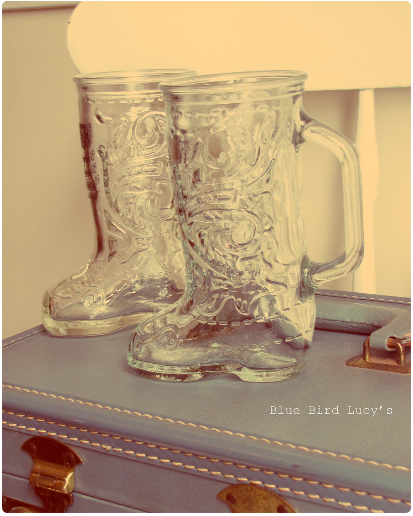 GLASS BOOT MUG BOOT MUG 3 CUPS OF COFFEE A DAY