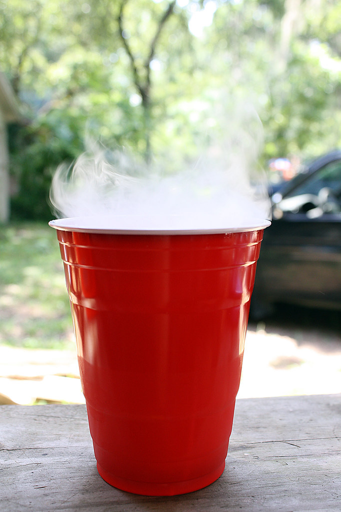 DRY ICE IN A COOLER IN A COOLER COOLER MASTER AQUAGATE S1 LIQUID