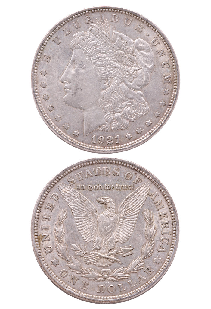 1921 SILVER DOLLAR NO MINT MARK