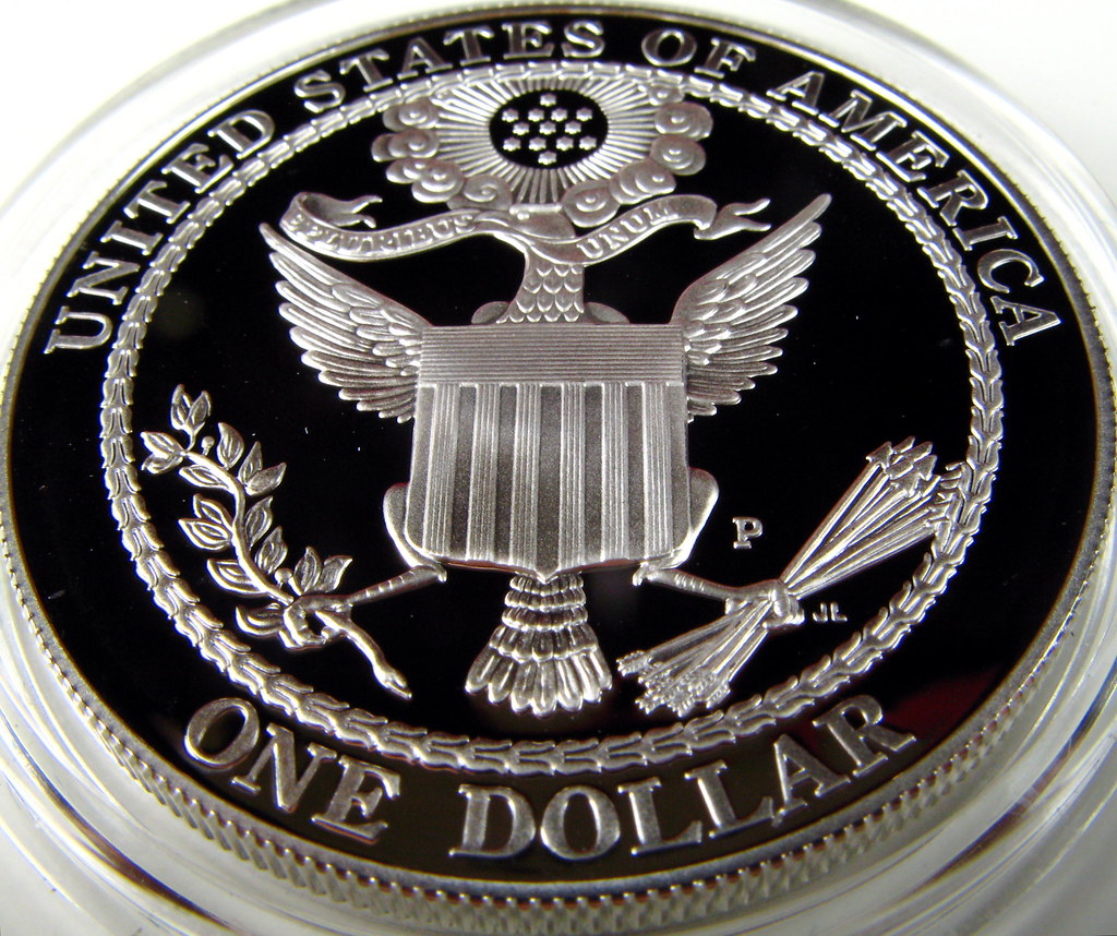 2006 REVERSE PROOF SILVER EAGLE : PROOF SILVER EAGLE - 1 OUNCE SILVER