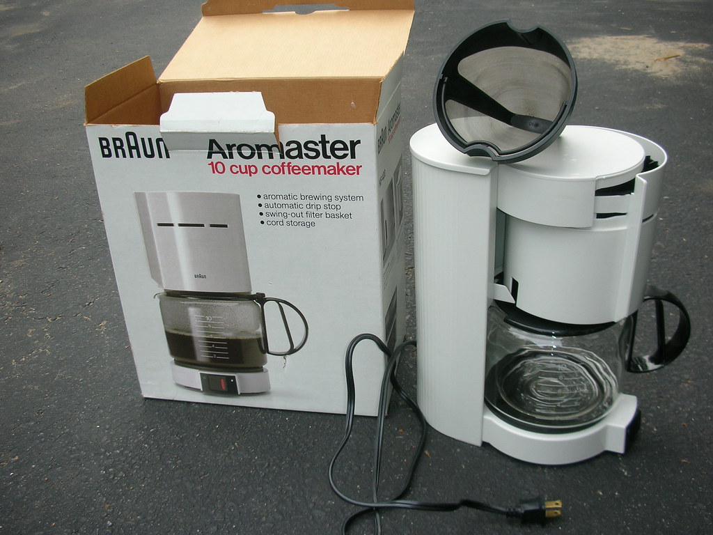 BRAUN 10 CUP COFFEE MAKERS CUP COFFEE MAKERS 4 OZ COFFEE CUPS